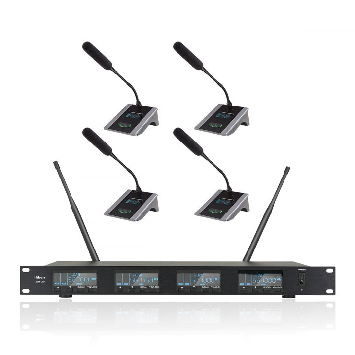 4 Channels UHF Conference Wireless Mic